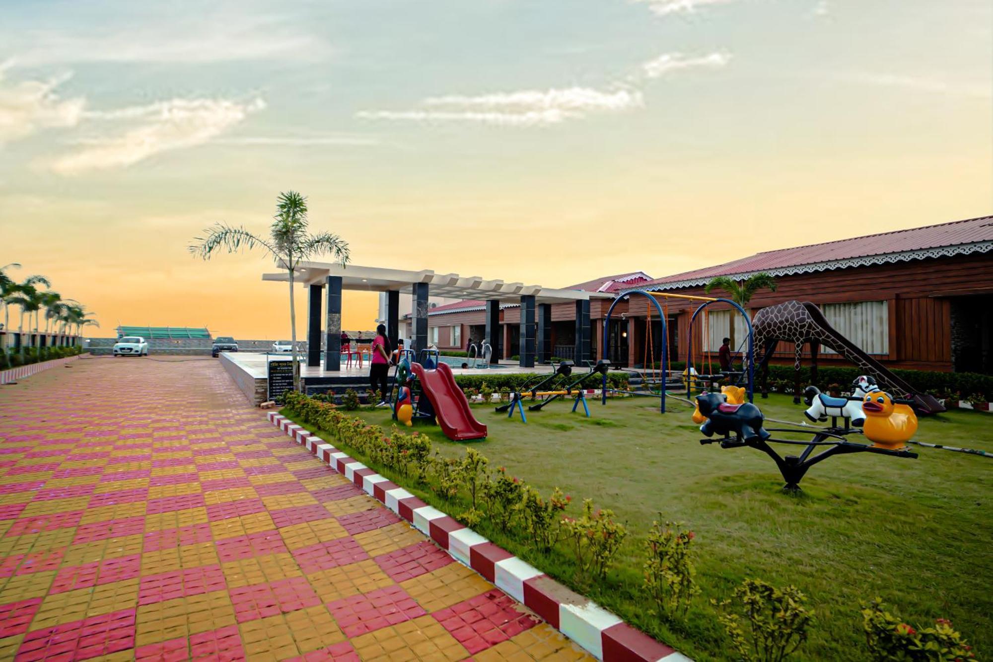 Prasant On Beach Resort !! Lift - Wifi -Restaurant-Parking Facilities-Newly Decorated Room !! Mandarmani Exterior photo
